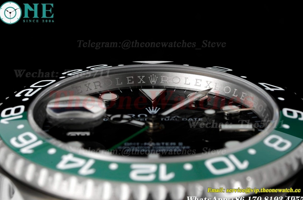 SS Master SS Jub Dial GMF 40mm Sprite VR3186 126720 Black II GMT 0423